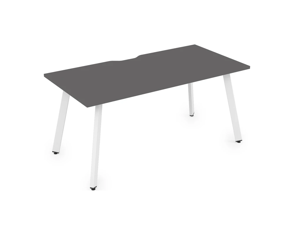 Стол рабочий, прямолинейный, с вырезом (1400x800x750) Арредо / Arredo