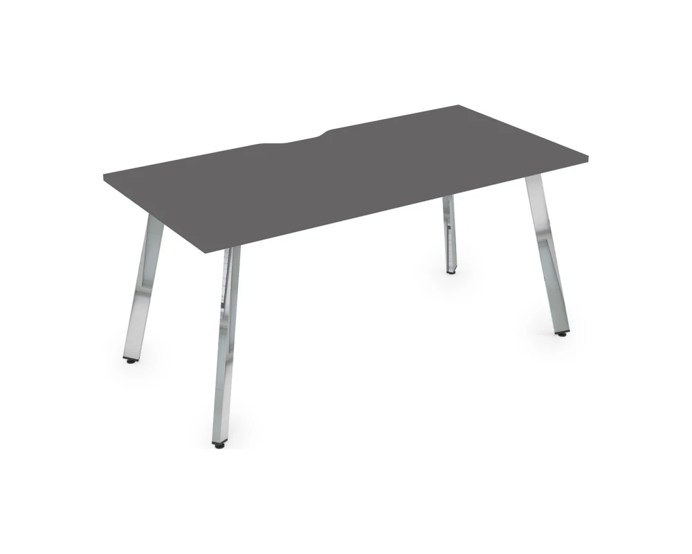 Стол рабочий, прямолинейный, с вырезом (1400x800x750) Арредо / Arredo