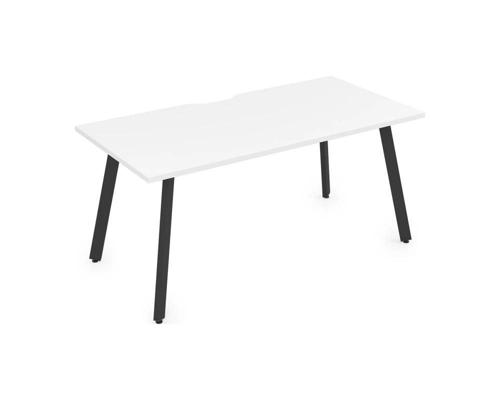 Стол рабочий, прямолинейный, с вырезом (1400x800x750) Арредо / Arredo