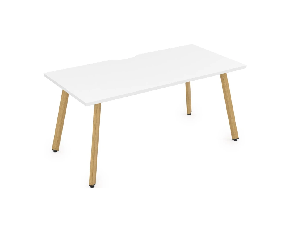 Стол рабочий, прямолинейный, с вырезом (1400x800x750) Арредо / Arredo