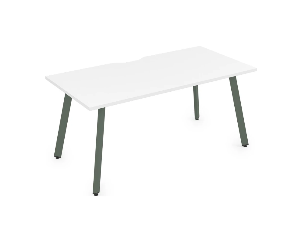 Стол рабочий, прямолинейный, с вырезом (1400x800x750) Арредо / Arredo