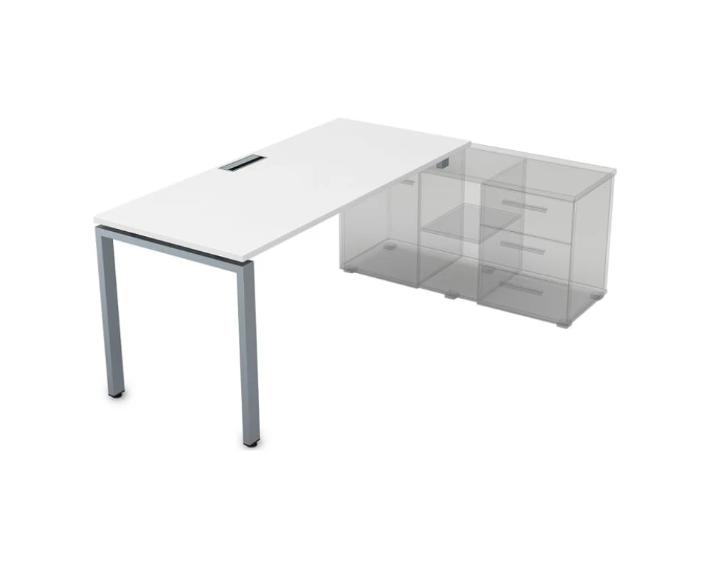 Стол рабочий прямолинейный для крепления на тумбу (1600*800*750) СП-П.984 GLOSS