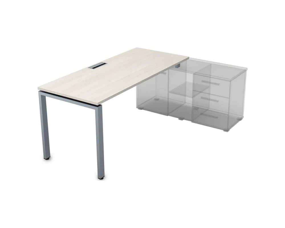 Стол рабочий прямолинейный для крепления на тумбу (1600*800*750) СП-П.984 GLOSS