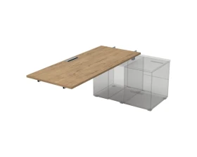 Стол рабочий прямолинейный для крепления на тумбу, средний (1400*800*750) СПС.989 GLOSS images