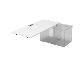 Стол рабочий прямолинейный для крепления на тумбу, средний (1400*800*750) СПС.989 GLOSS images