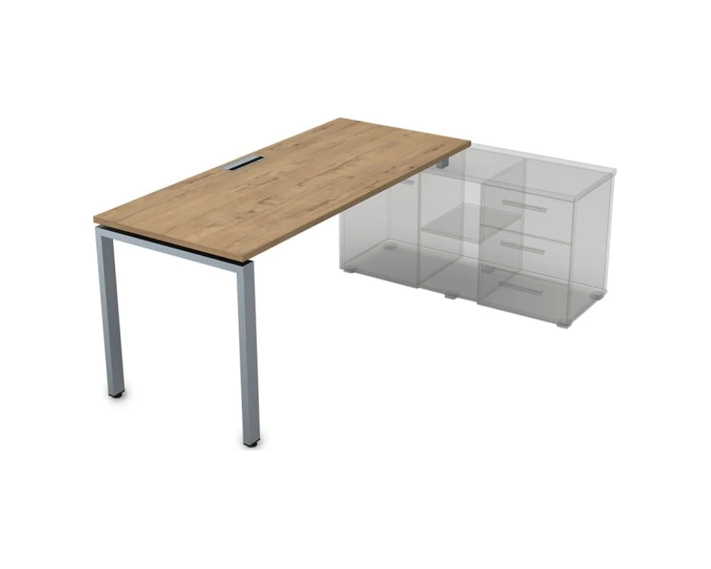 Стол рабочий прямолинейный для крепления на тумбу (1600*800*750) СП-П.984 GLOSS