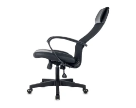 Кресло Бюрократ CH-NOVA LUX Сетка/Экокожа, Черный images