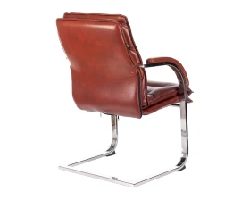 Кресло Бюрократ T-9927SL-LOW-V Натуральная кожа, Светло-коричневый images