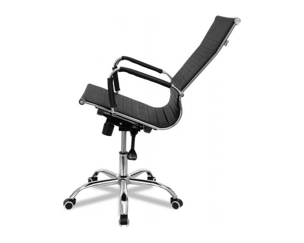 Кресло College CLG-621-A Экокожа, Черный