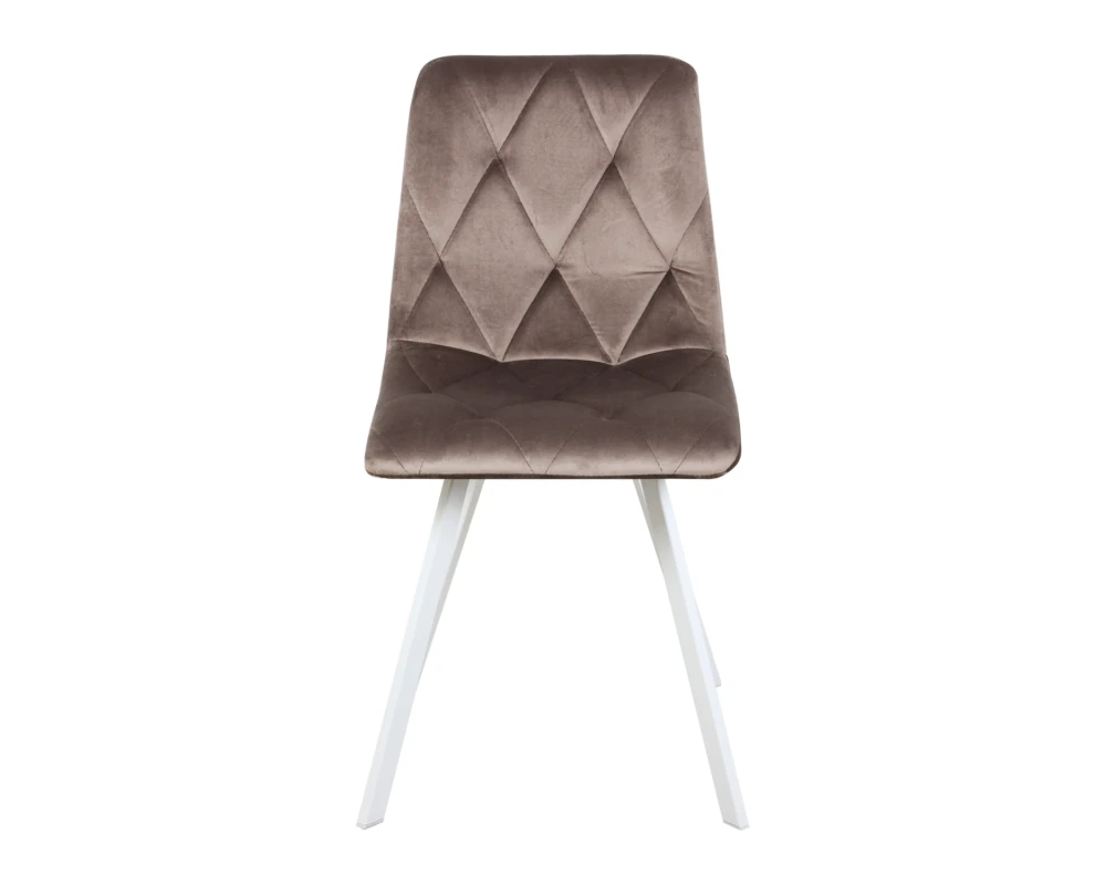 Стул обеденный Рокки ножки прямоугольные белые