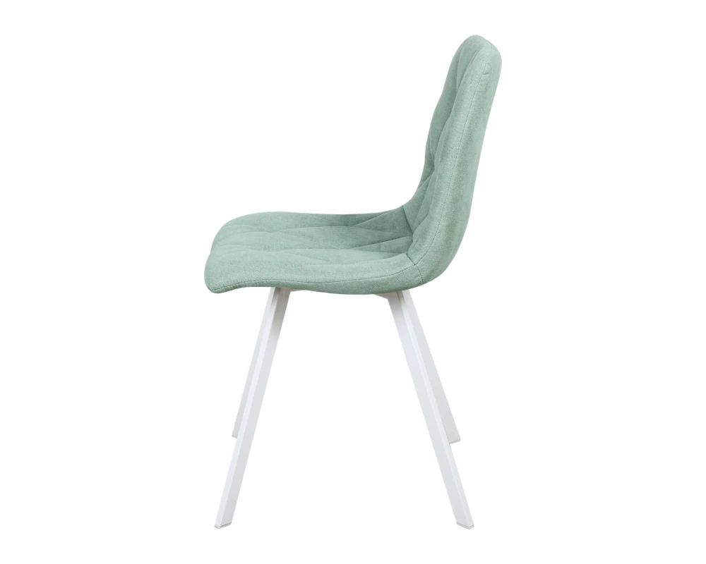 Стул обеденный Рокки ножки прямоугольные белые