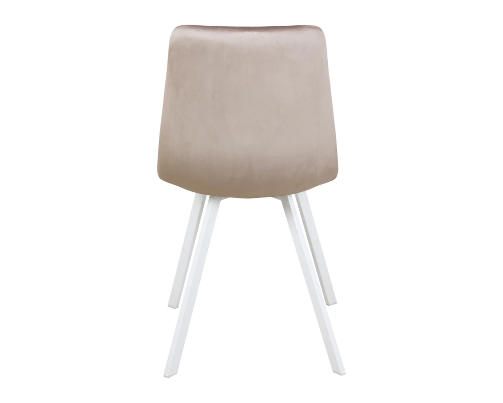 Стул обеденный Рокки ножки прямоугольные белые