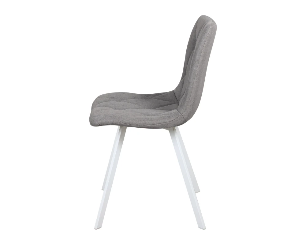 Стул обеденный Рокки ножки прямоугольные белые