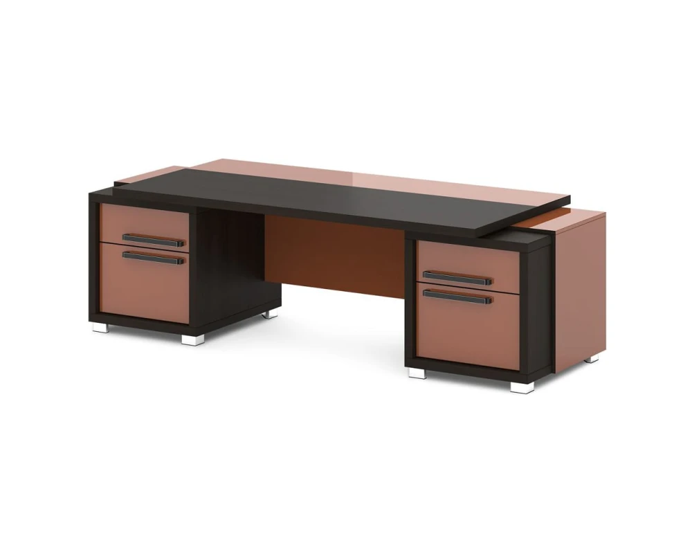 Стол с двумя тумбами 2470х1000х750 Грейс / Grace