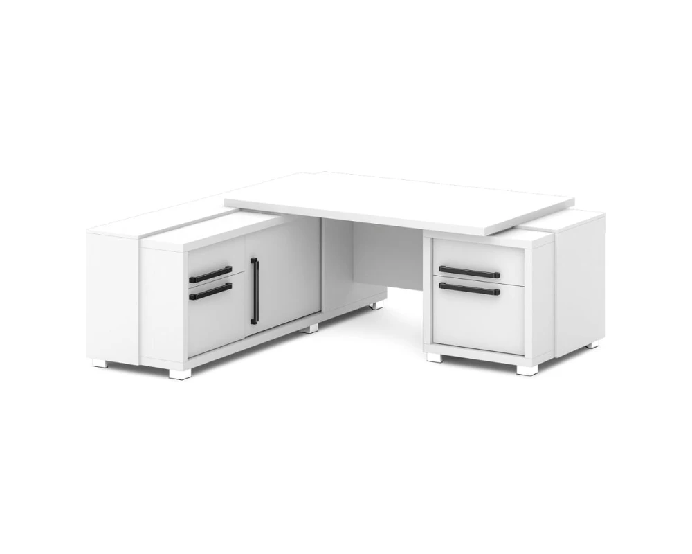 Стол с тумбой и греденцией 2070х2016х750 Грейс / Grace