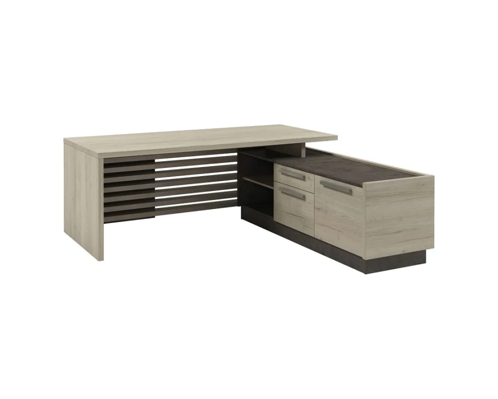 Стол руководителя с опорной тумбой Z-220пр.0000 Вестар / Vestar