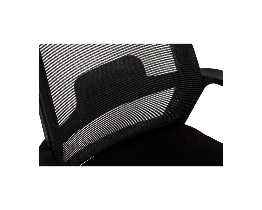 Кресло VIKING-93 MAS-V817 Сетка/Ткань, Черный