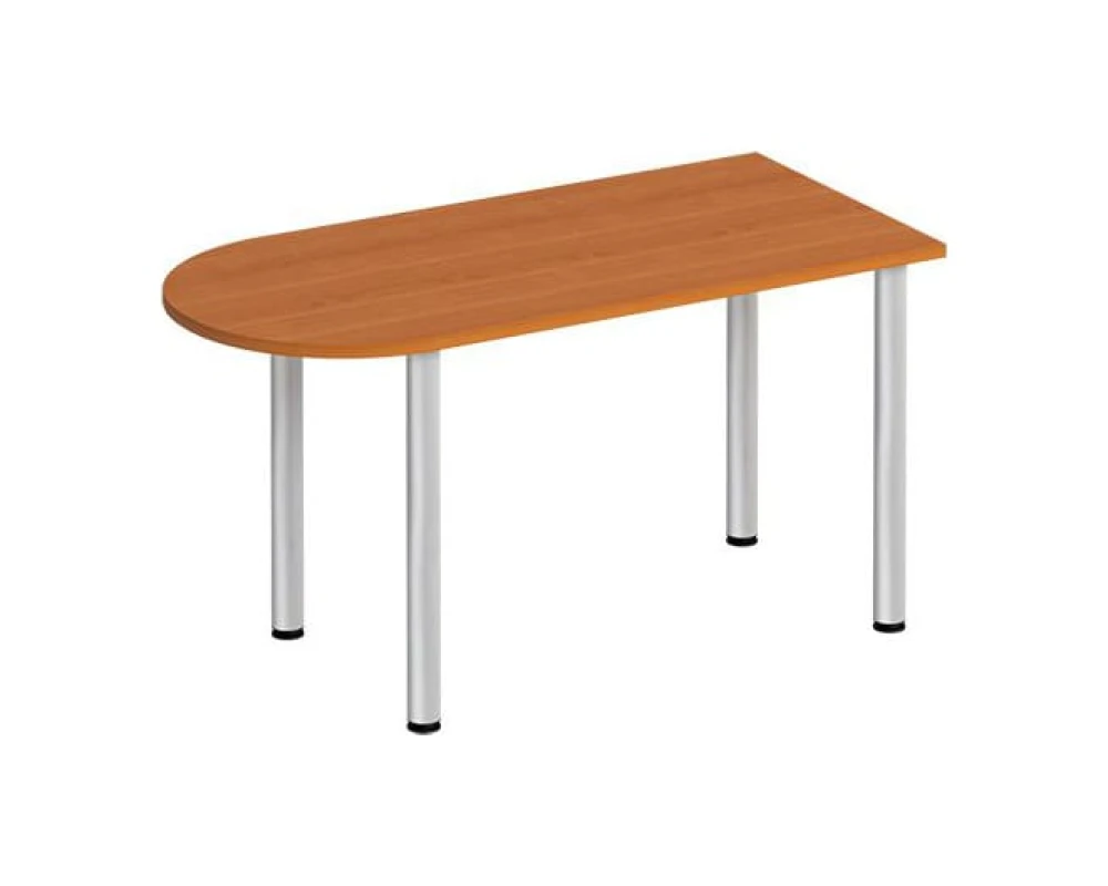 Стол письменный полукруглый на хромированных опорах ФР 2101 Formula