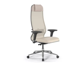 Кресло ErgoLife SynchroSit 10 B1-115D M23.B23.G18.W02 Сетка/Экокожа, Молочный images