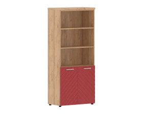 Шкаф с 1 комплектом глухих малых дверей и топом 854х452х1958 Torr Люкс images